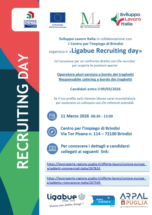 Candidature aperte fino al 9 Marzo